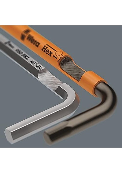 05133164001 950/9 Hex-Plus Multicolour 2 L Anahtar Seti, Metrik, Blacklaser, 9 Parça