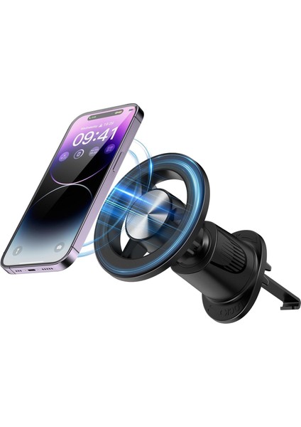 Içi Telefon Tutucu Havalandırmaya Takılan Peteğe Zarar Vermeyen Yeni Nesil Araç Telefon Tutucu Manyetik Mıknatıslı Telefon Tutucu Iphone 16 Pro Max S25 Ultra Uygun Telefon Tutucu (2. Model)