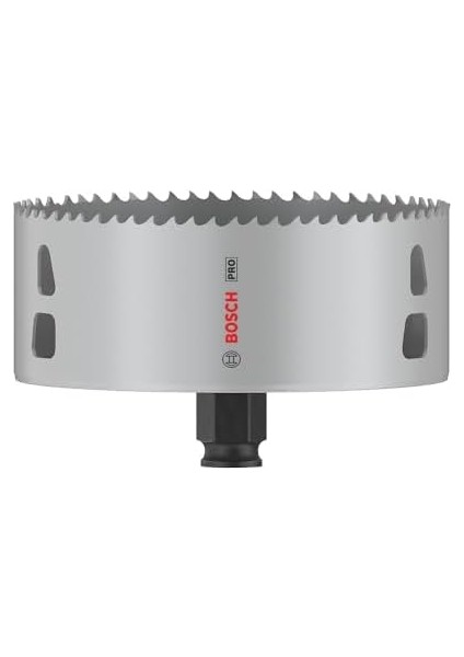 1 x Pro Multi Material Power Change Plus Delik Testeresi (Yumuşak Ahşap, Alçıpan Duvar Için, Ø 121 Mm, Profesyonel Aksesuar, Matkap/tornavida Için)