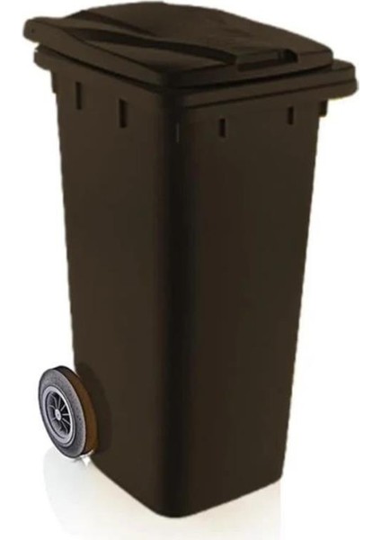 SY-6505 Tekerlekli Kapaklı Plastik Çöp Konteyneri 120 Lt