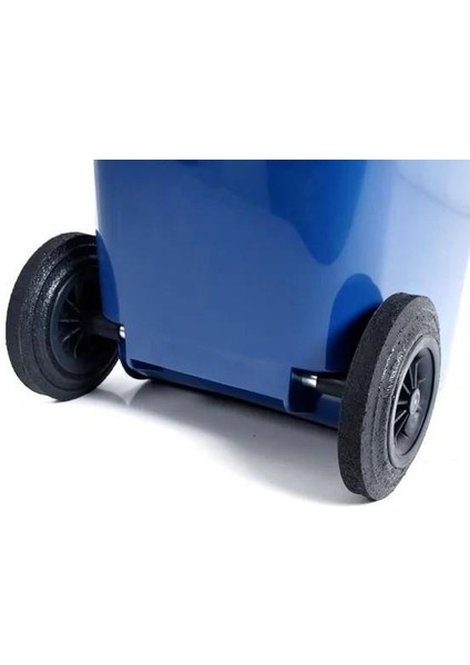 SY-6506 Eko Tekerlekli Kapaklı Plastik Çöp Konteyneri 120 Lt