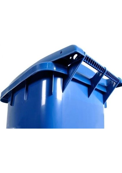 SY-6506 Eko Tekerlekli Kapaklı Plastik Çöp Konteyneri 120 Lt