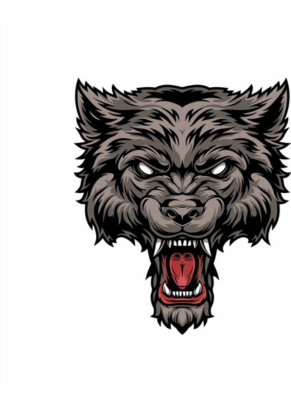 Bozkurt Sticker 10X10 Cmrenkli Sticker