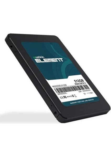 Mushkın 500GB Element MKNSSDEL512GB 500- 450MB/S SSD Sata-3 Disk