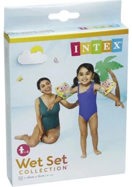 Intex Yavru Kedi Desenli Kolluk 20X15 cm (06-36 Ay)