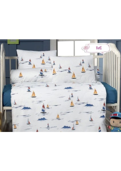 Nevresim Dünyası Patik Bebek Nevresim Takımı Sail