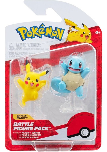 Pok PKW0258 Pokemon Battle 2li Figür Seti -Necotoys