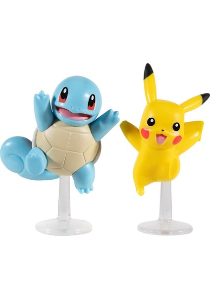 Pok PKW0258 Pokemon Battle 2li Figür Seti -Necotoys