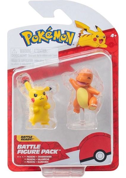Pok PKW0258 Pokemon Battle 2li Figür Seti -Necotoys