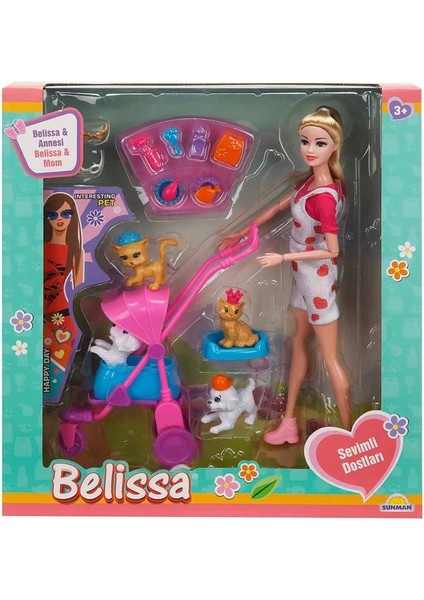 Belissa'nın Annesi ve Sevimli Dostlar Manken Bebek