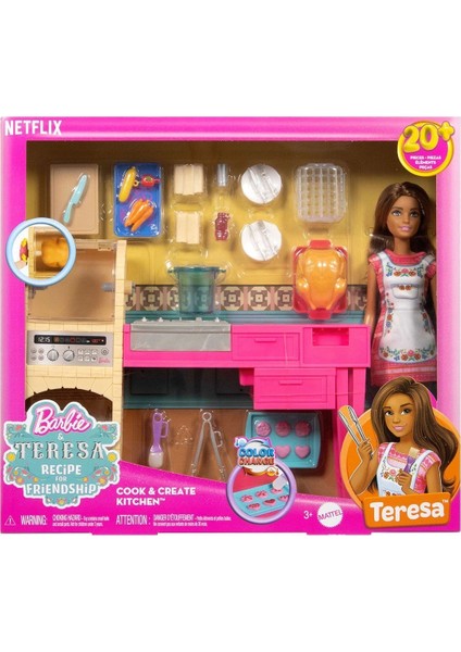 JCT06 Teresa ve Mutfağı Oyun Seti - Barbie And Teresa Recipe For Friendship