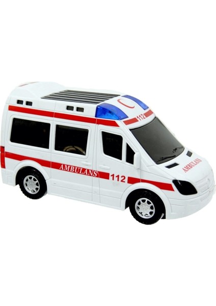 Pilli Sesli Işıklı 112 Ambulans Oyuncak