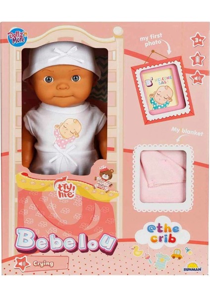 5683 Bebelou Sesli Hoş Geldin Bebeği 30 cm -Sunman
