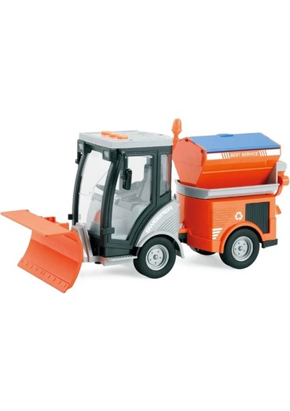1:16 Sürtmeli Sesli Işıklı Kar Küreme Aracı (Yol Temizlik Aracı)