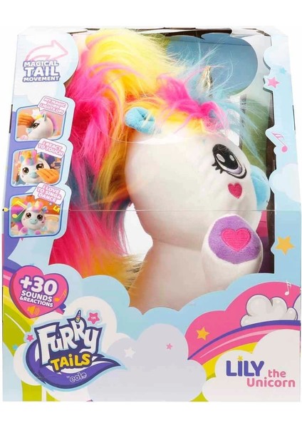 72033 Lily Sesli ve Işıklı Unicorn Peluş