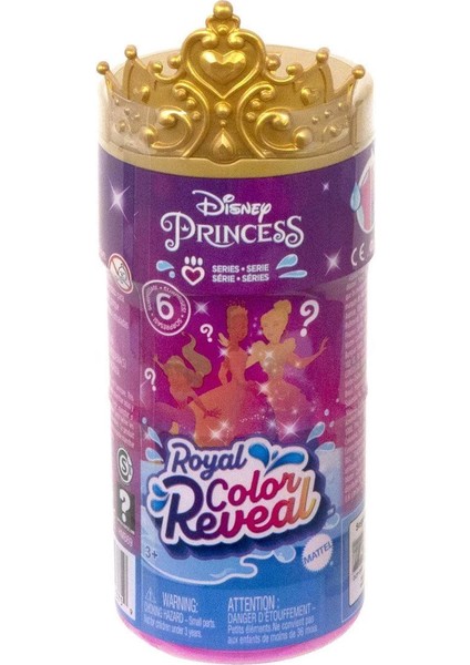 HMB69 Disney Prenses Color Reveal Renk Değiştiren Ana Karakter Bebekler - 1.seri