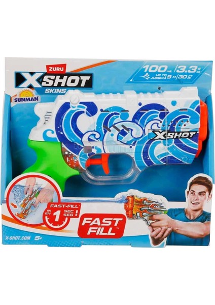 4582 X-Shot Skins Nano Fast Fill Su Tabancası 19 cm