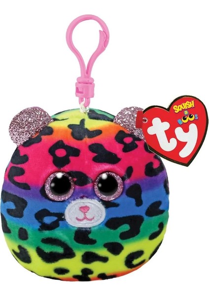 Ty Squishy Beanies Peluş Leopar Anahtarlık Dotty