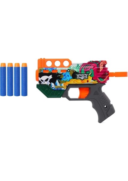 Desenli Dart Atan Tabanca 4 Lü -Mga