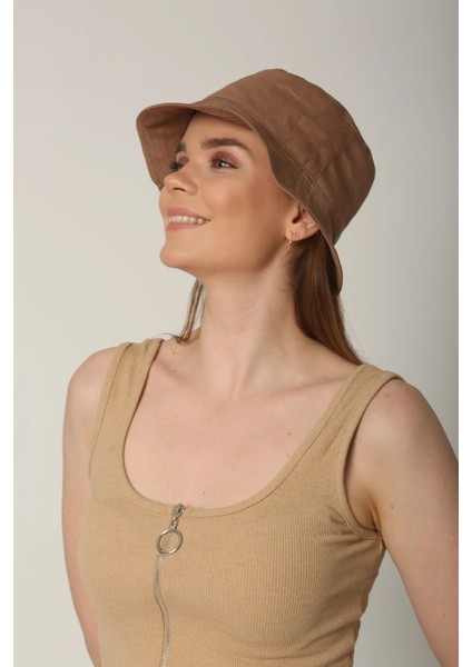 Unisex Yazlık Bucket Renkli Şapka Vizon fırsatları