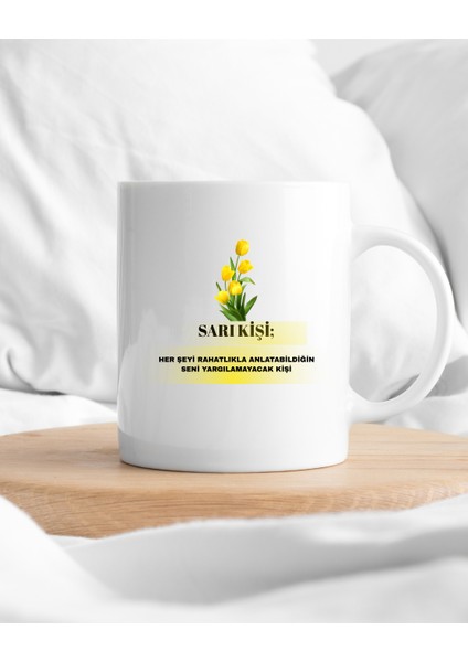 Sarı Kişi Kupa Bardak