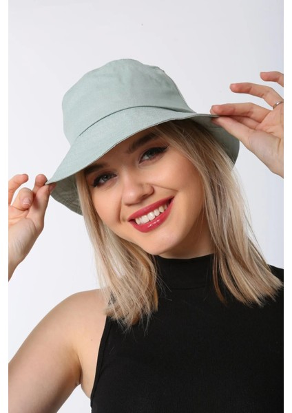 Unisex Yazlık Bucket Renkli Şapka Yeşil fiyatları