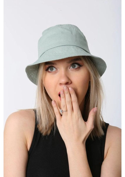 Unisex Yazlık Bucket Renkli Şapka Yeşil fırsatları