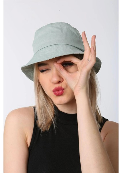 Unisex Yazlık Bucket Renkli Şapka Yeşil indirimleri