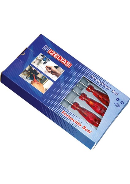 Izeltaş 4100 Kraft Tornavida Seti 7 Parça