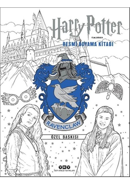 Harry Potter Filmlerinden Resmi Boyama Kitabı - Ravenclaw Özel Baskısı