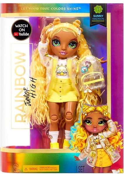 579977 Rainbow High - Sunny Madison - Junior High 1. Seri +3 Yaş