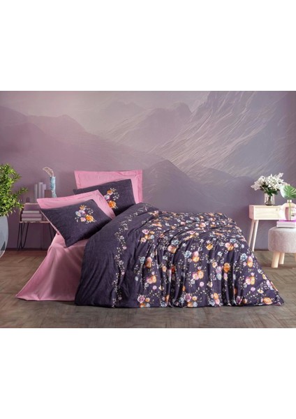 Cotton Box Feminen Çift Kişilik Nevresim Takımı Alessa Pembe