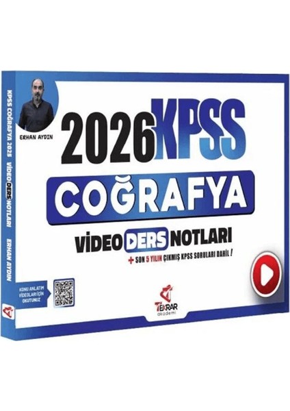 2026 Kpss Coğrafya Video Ders Notları