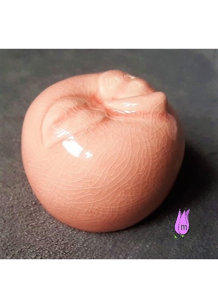 5.9cm Küçük Meyve Elma Silikon Kalıp K-327, Polyester Taş Tozu Alçı Mum Kalıbı