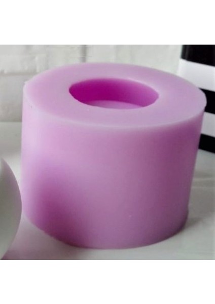 5.9cm Küçük Meyve Elma Silikon Kalıp K-327, Polyester Taş Tozu Alçı Mum Kalıbı