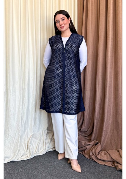 Kadın Dantel Uzun Yelek 261 fırsatları