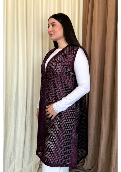 Kadın Dantel Uzun Yelek 261 fiyatları