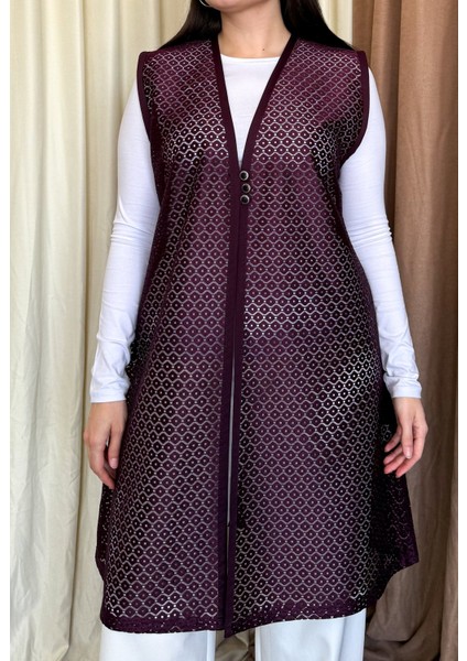 Kadın Dantel Uzun Yelek 261 fırsatları