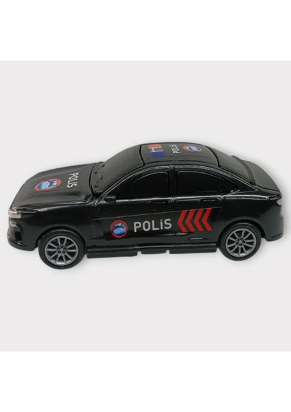 Fırsat Byr Çek Bırak Togg Polis Arabası -Siyah Sedan Yeni