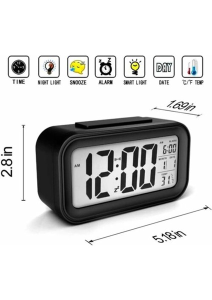 Dijital Alarmlı Masa Saati modelleri