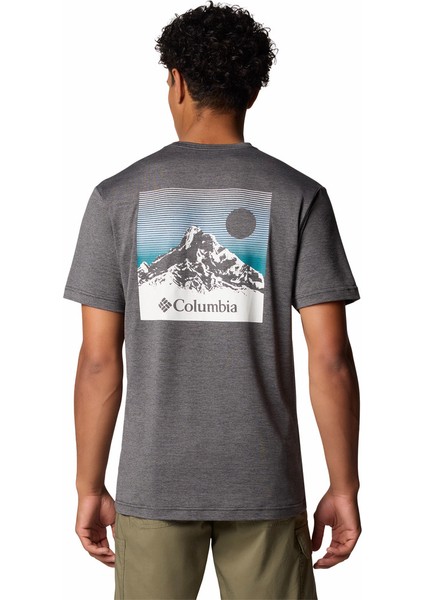 Kwick Hike Back Graphic Erkek Kısa Kollu Teknik Üst fiyatları