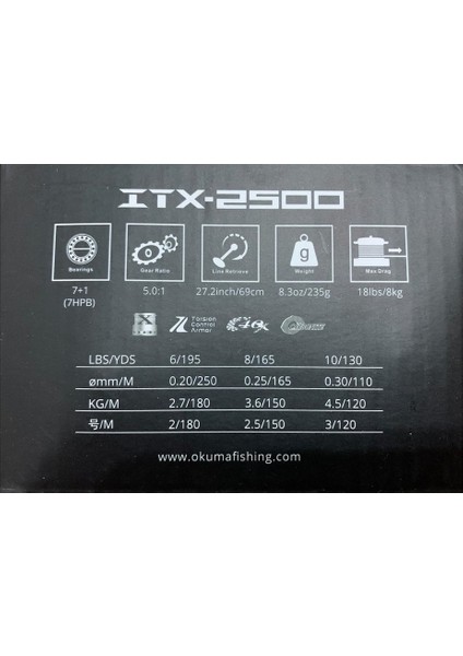 ITX-2500 7+1bb Spin Olta Makinesi (Sığ Yedek Kafalı) fırsatları