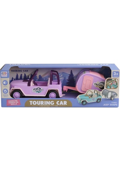 SS113A-SS113C Çekme Karavan Sesli Safari Araba
