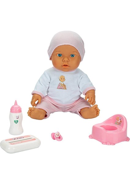 1030141 Sesli Bebelou Tuvalet Zamanı Bebek Seti 32 cm
