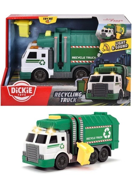 203302018 Dickie, Geri Dönüşüm Kamyonu 15 cm