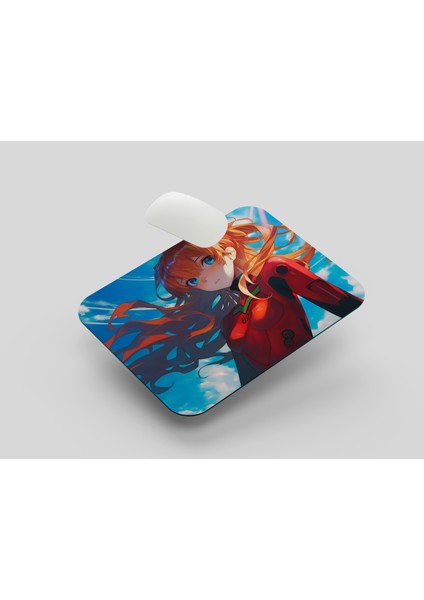 Neon Genesis Evangelion Asuka Soryu 22X18 Mousepad - Anime Mousepad