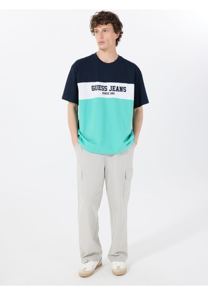 Bisiklet Yaka Desenli Çok Renkli Erkek T-Shirt M5GI45K8FQ4FJ7O Gj Ss Cn Os Horızo fiyatları