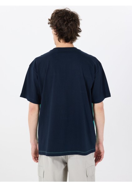 Bisiklet Yaka Desenli Çok Renkli Erkek T-Shirt M5GI45K8FQ4FJ7O Gj Ss Cn Os Horızo indirimleri