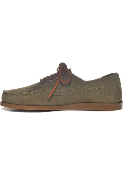 Deri Yeşil Erkek Günlük Ayakkabı 71113GO fiyatları
