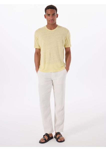 Bisiklet Yaka Sarı Erkek T-Shirt Mr Fıguı fiyatları